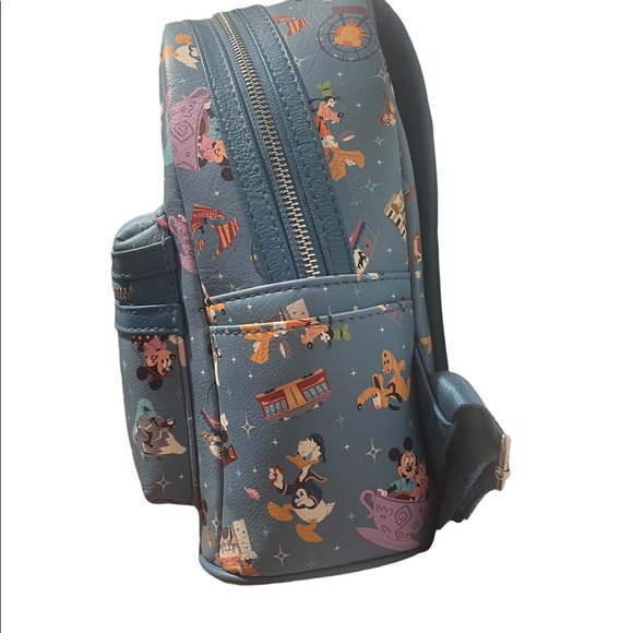 LOUNGEFLY Mickey Mouse and Friends Mini Backpack - Picture 3 of 6